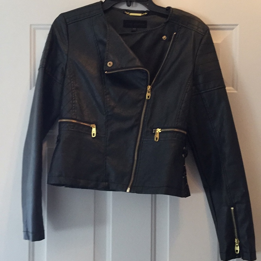 Steve Madden Faux-Leather Jacket